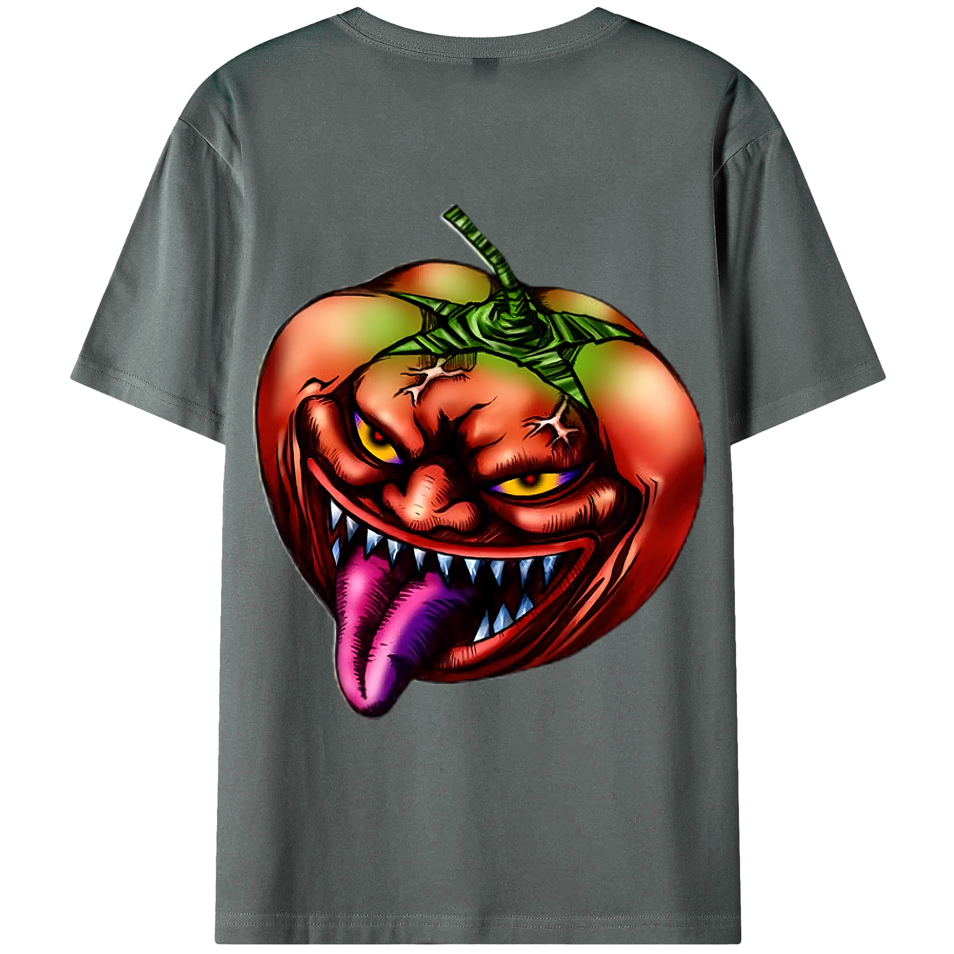 （画像用） 遊☆戯☆王 Yu-Gi-Oh! 綿100％ メンズ半袖Tシャツ（バックプリント） 通気性